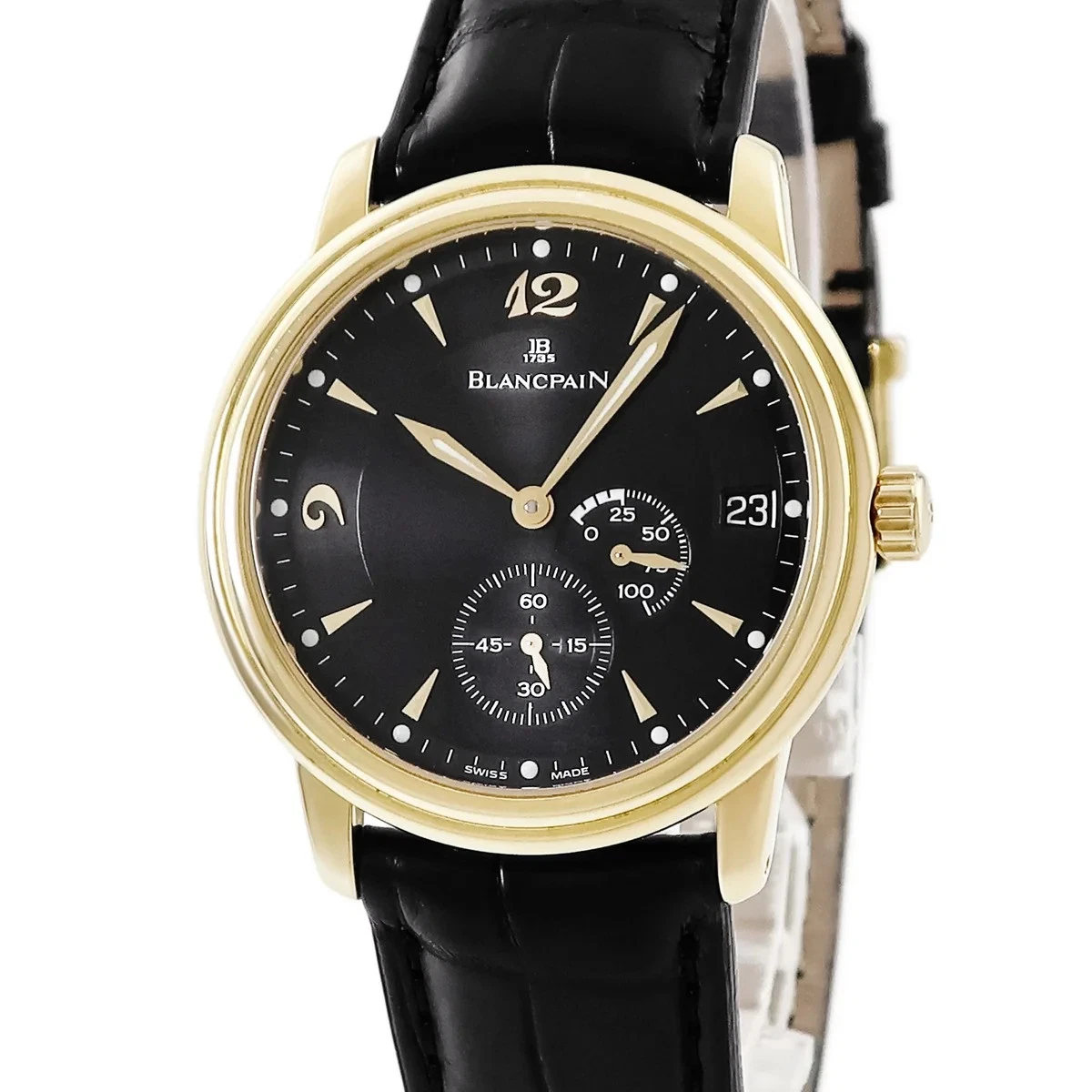 Blancpain — Blancpain New Classic Power Reserve 1106-1430-55 36mm Black Dial #HDW278