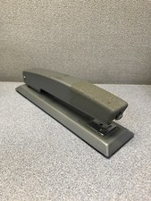 Vintage Bostich B12 Mid-Century Desktop Stapler Gray