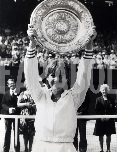 Photo de presse vintage Tennis, Wimbledon, Boris Becker, 1987, tirage 20 X 13 CM