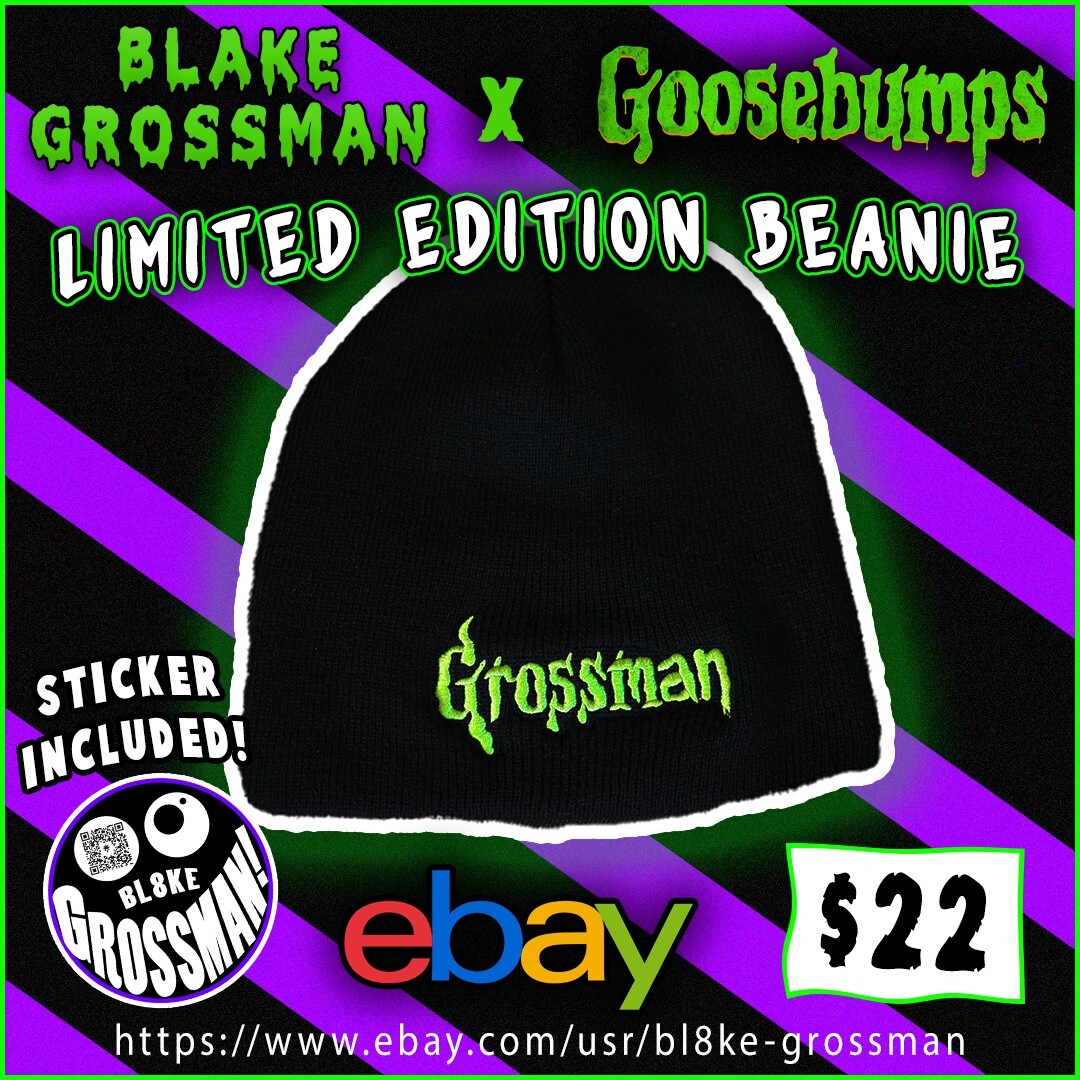 Blake Grossman Goosebumps Beanie Unisex New Merch BL8KE G Punk Emo