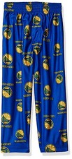 Golden State Warriors NBA Toddler Boys Team Logo Lounge Sleepwear Pants: 2T-5/6