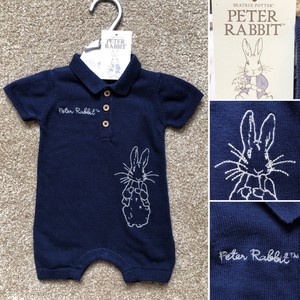 baby boy peter rabbit romper