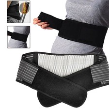 Adjustable Lower Back Brace Lumbar Support Waist Belt For Men Women Pain Relief
