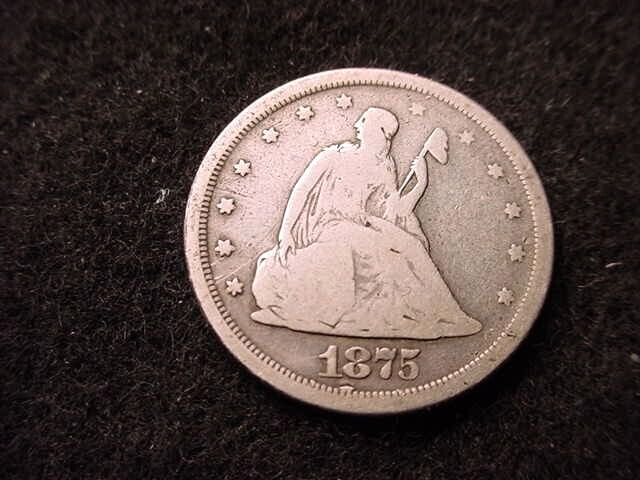 1875-S TWENTY CENT PIECE GREAT KEY DATE COIN!!!    #3
