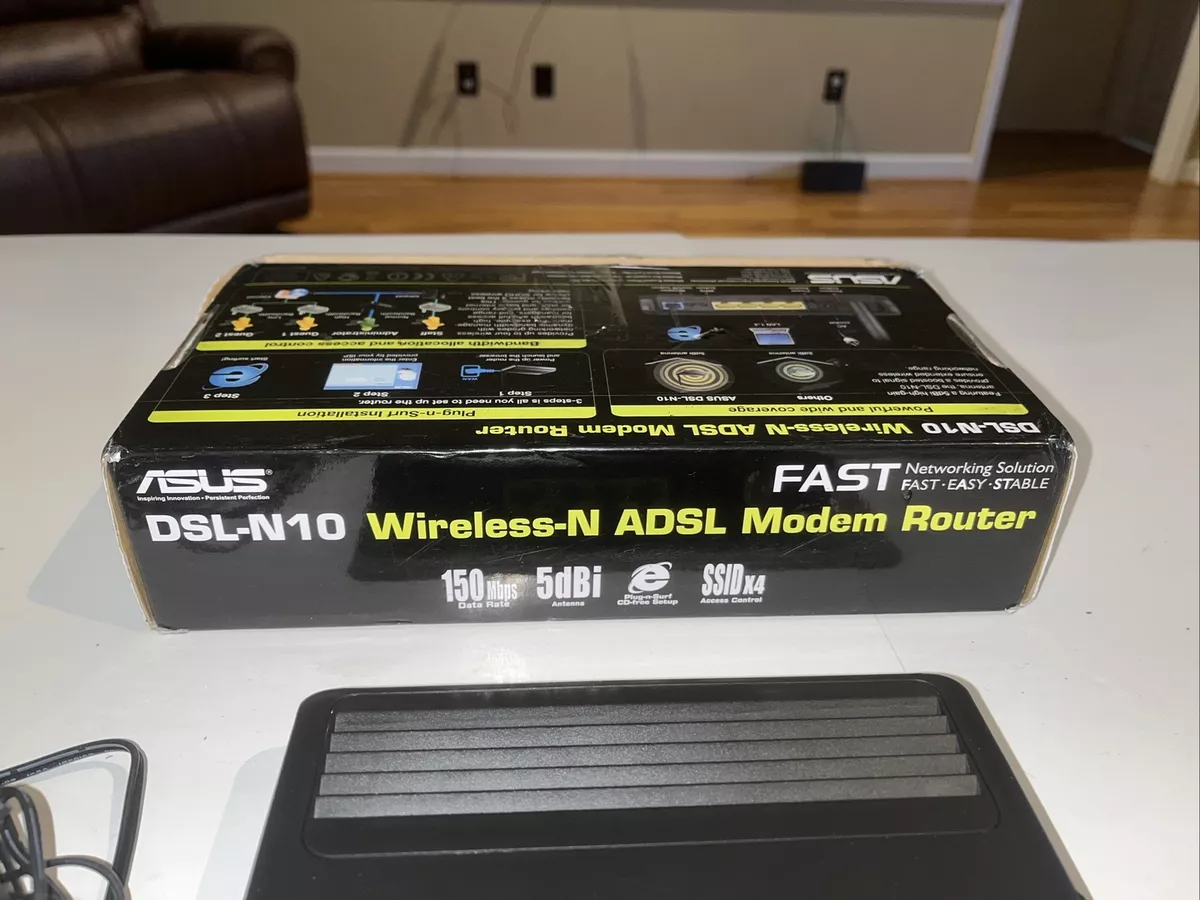 Asus Dsl-n10 Wireless-n Adsl Modem Router | eBay