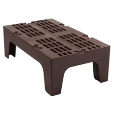Cambro DRS360131 Slotted Top Dunnage Rack with 1500 lb Load Capacity, Dark Brown