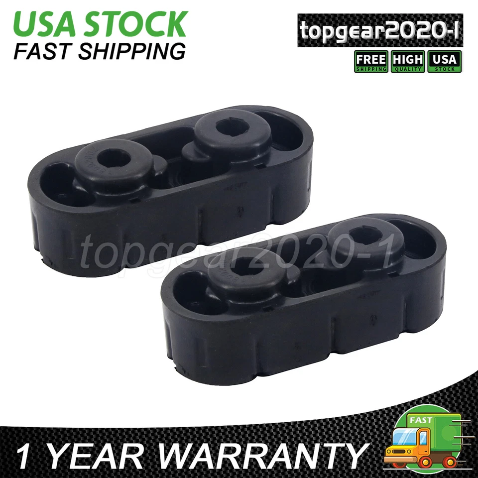 Fit 99-17 GMC Sierra 1500 2500 2x Exhaust Hanger Insulator Mount Holder 15092802 Foto 2 de 4