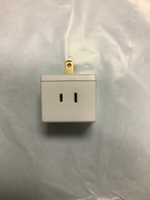 Wall Socket Grounded 3 Prong Outlet Tap Adapter Electric Multi Plugs Divider GE