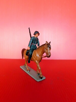 Soldat à Cheval Starlux - Armée Suisse - 1:32 (60mm) - Plastique Peint - France