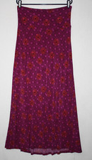 LuLaRoe Sz M Purple Fireworks Geometric Print Stretch Maxi Skirt USA Made