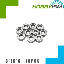 10pcs 8x16x6 mm Metal Shield Ball Bearings ABEC-3  688 ZZ/W6 A3