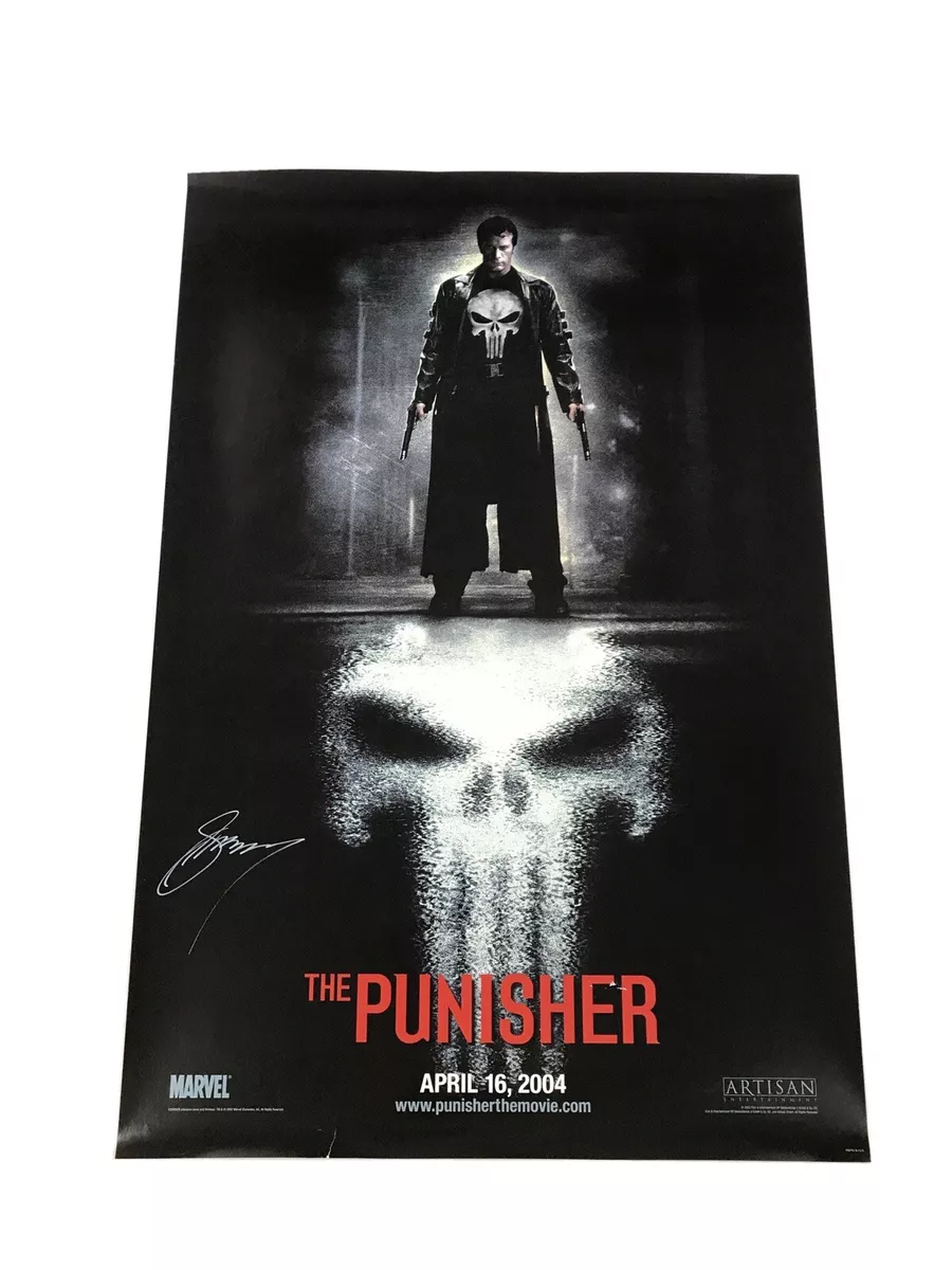 The Punisher Signed Original One-Sheet Movie Poster Creator Gerry Conway  JSA COA