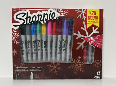 Sharpie Special Edition AssortedColors Fine Point Tip Permanent Markers-12ct.