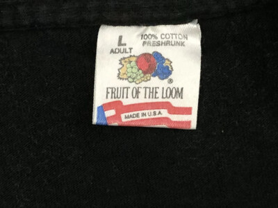 FRUIT OF THE LOOM / Tシャツ/XL/コットン/BLK/90s/JAMES DEAN 90s