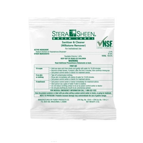 STERA-SHEEN GREEN 2OZ,Commercial kitchen santiser, sanitizer , taylor Sanitizer,