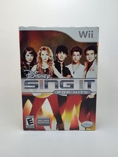 Disney Sing It: Pop Hits (Nintendo Wii, 2009) Complete In Box With Manual + Mic