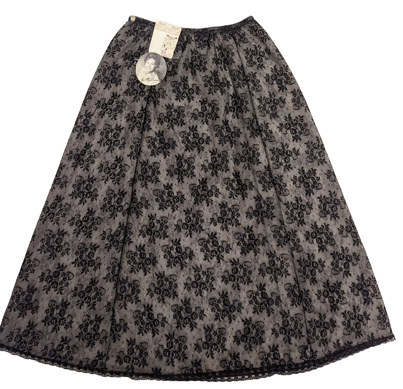 Encaje Olga 1970s Ropa, Calzado y Accesorios Vintage