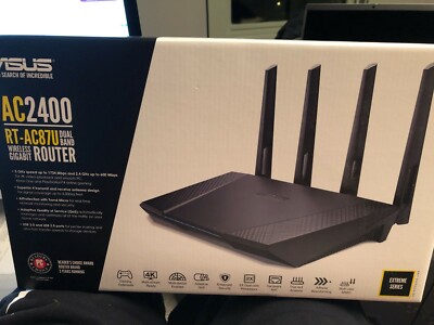 ASUS RT-AC87U 1734 Mbps 7-Port Gigabit Wireless AC Router