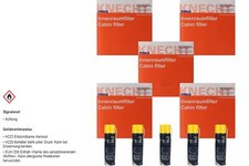 5x MAHLE Innenraumfilter MANNOL Klimareiniger für Renault Laguna III BT0/1 3.5 