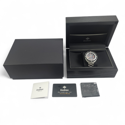Zodiac Super Sea Wolf 68 Saturation Men's Black Dial Watch ZO9509