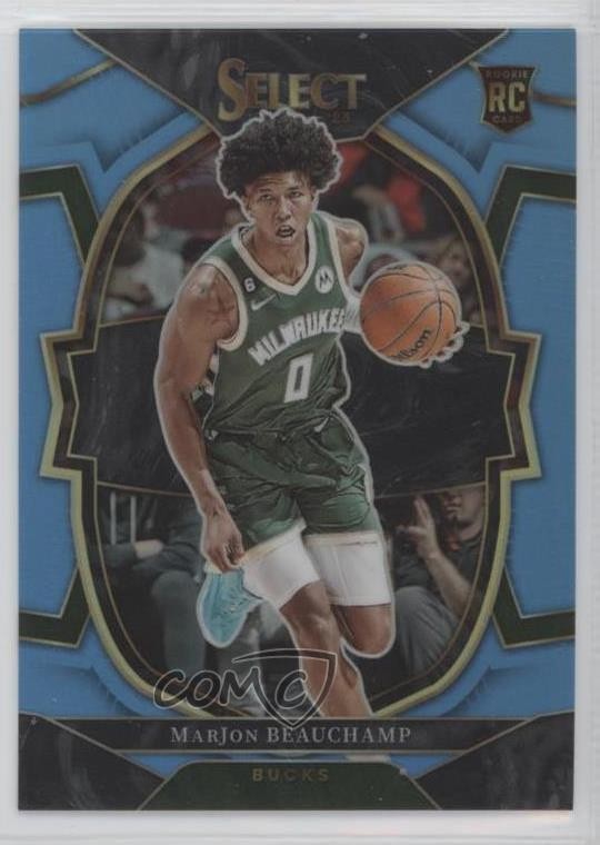2022-23 Panini Select Concourse Light Blue Prizm /299 MarJon Beauchamp Rookie RC