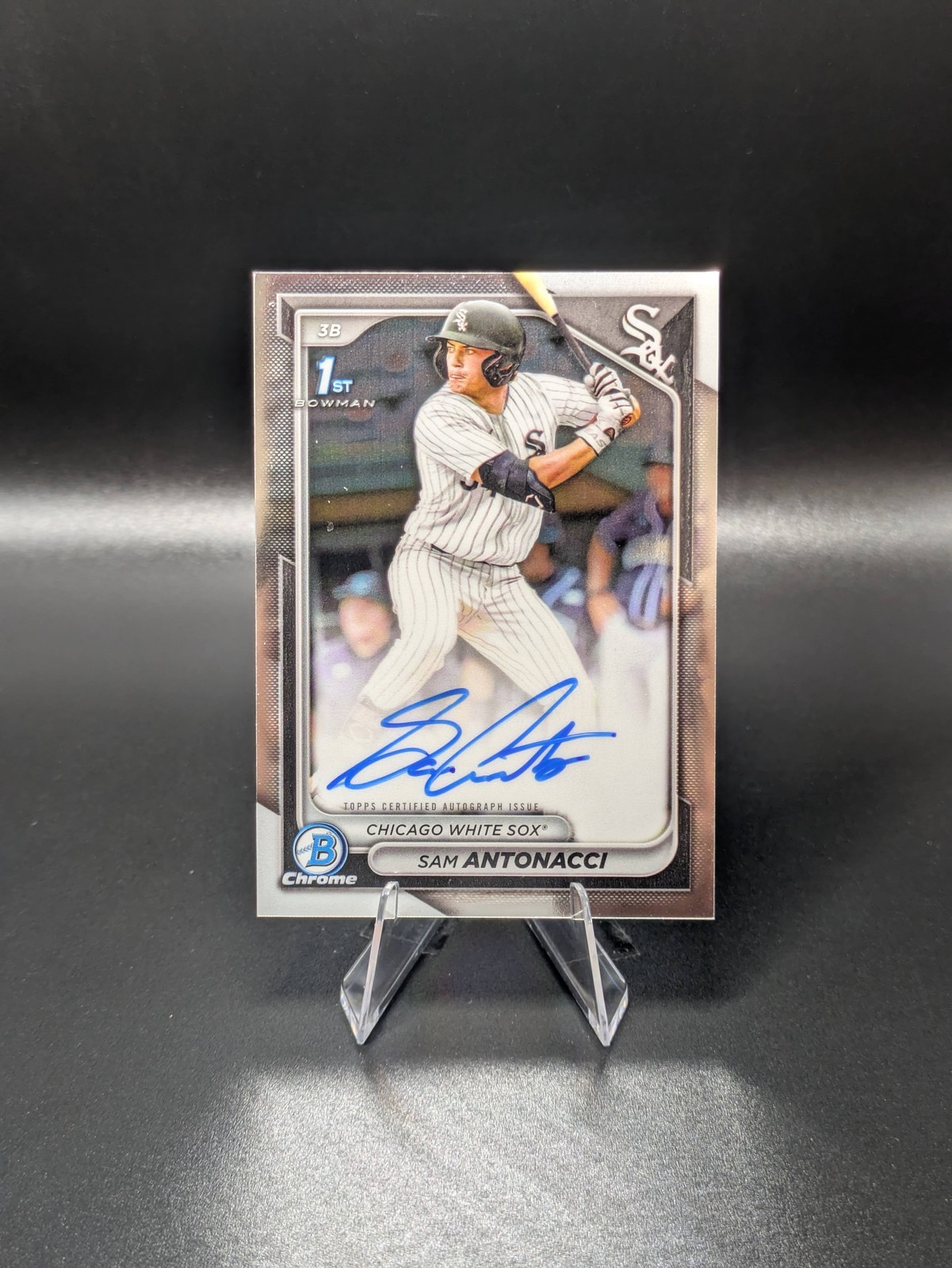 2024 Bowman Draft #CPA-SA Sam Antonacci Chrome Prospect Autographs