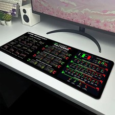 Mauspad mit Diagramm-Muster für Trading Maus...