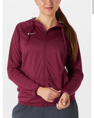 Nike Women's Team Relentless Jacket Maroon HF6903-610 Large MSRP $60