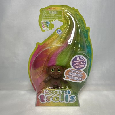 Good Luck Trolls 65th Anniversary ''Protection Luck Troll'' Rub Belly Gem for Luck