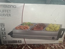 Albino Buffet Server Stainless Steel Food Warmer Warming Tray