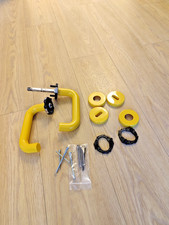 HEWI Türdrücker Gelb | Türgriff Set inkl. Rosetten | Sehr guter Zustand