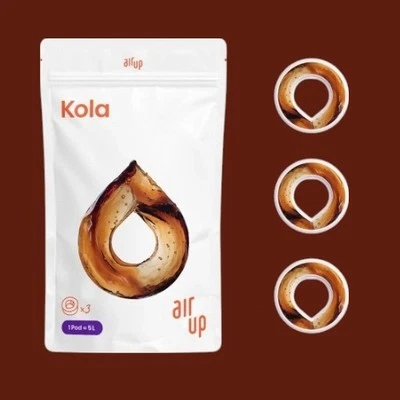 AIR UP, AIRUP, AIR-UP PODS ORIGINALI AIR UP – GUSTO KOLA – CONFEZIONE DA 3 ANELLI