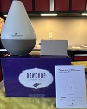 YOUNG LIVING DEWDROP ESSENTIAL OIL DIFFUSER NEW IN BOX - GREY FREE SHIPPING