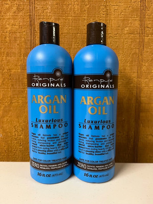 2 Renpure Originals Argan Oil Luxurious Shampoo 16 Oz. Each