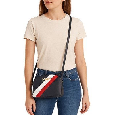 Tommy Hilfiger Felicity Crossbody Bag Navy Red White Gold Hardware