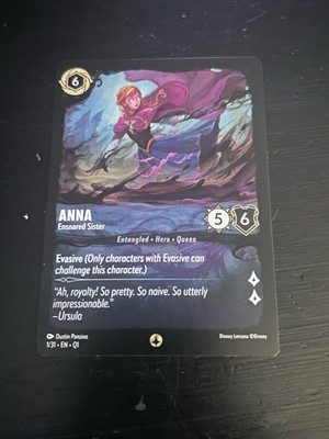 Anna - Ensnared Sister 1/31 Disney Lorcana - Illumineer's Quest: Deep Trouble NM