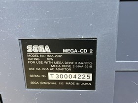 Mega CD2 Mega Drive Set SEGA Working Rare HAA-2912