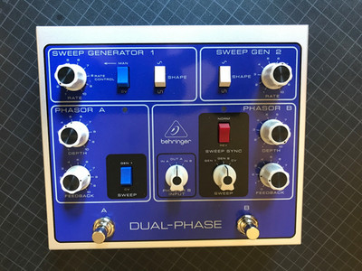    BEHRINGER DUAL-PHASE  # Nachbildung Mu-Tron Bi-Phase Phasers # WIE NEU