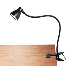 Clamp Desk Lamp, Clip on Reading Light, 3000K-6500K Adjustable Color Temperat...