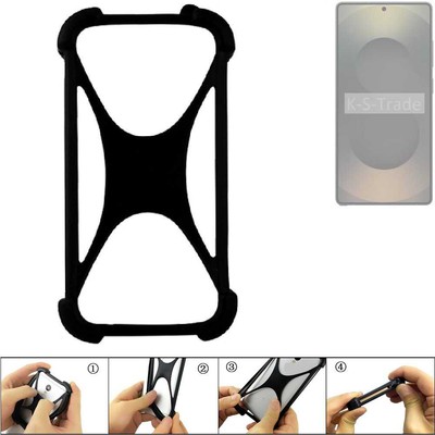 Schutzring für Samsung Galaxy S25 Ultra Silikoncase Softcase Bumper Schutz Hül