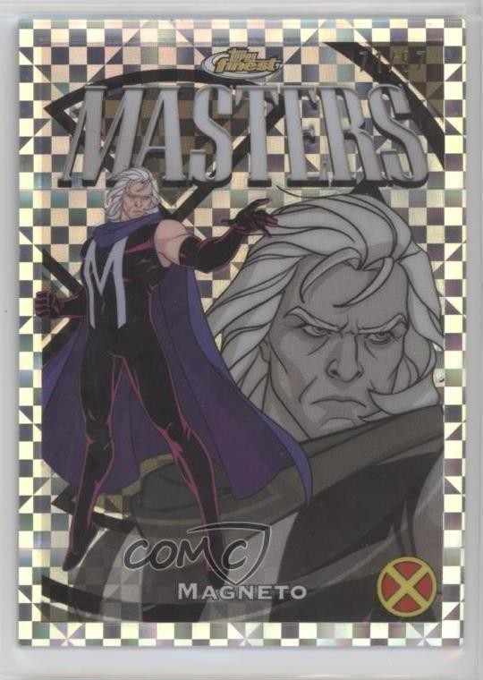 2025 Topps Finest X-Men '97 Uncommon Silver X-Fractor 71/97 Magneto #64 1t5