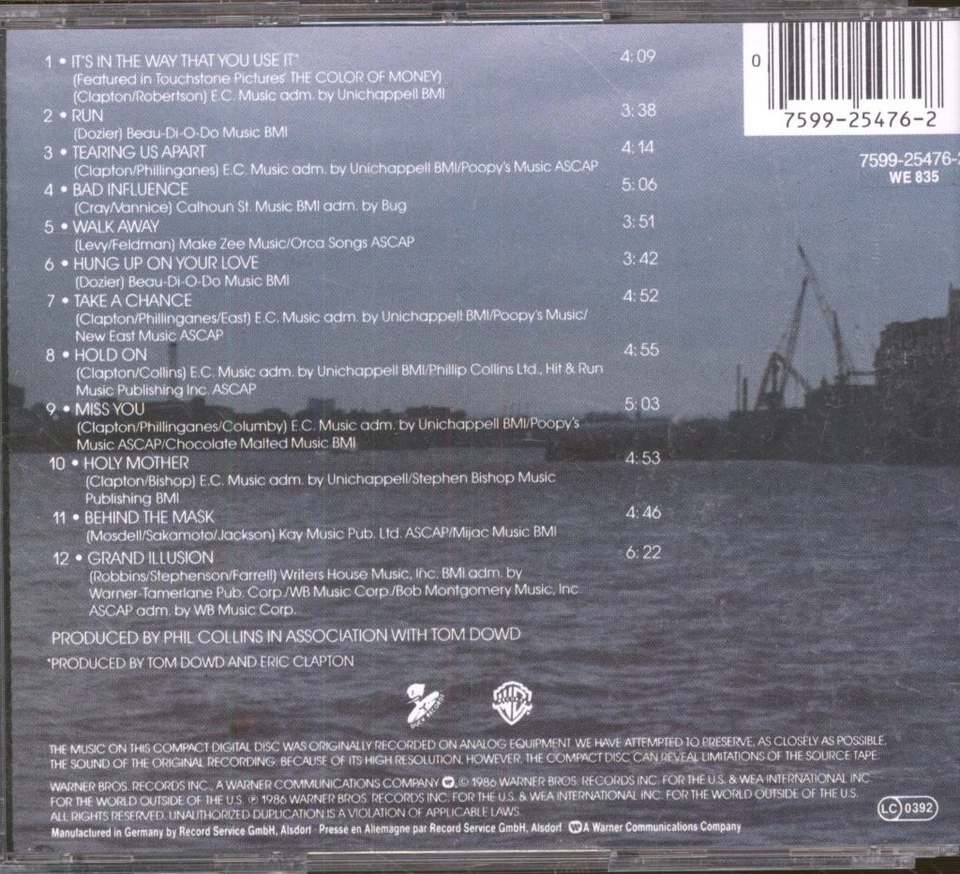 Eric Clapton August CD Europe Warner Bros. 7599254762 - Bild 2 von 2