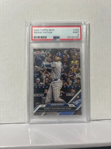 2024 Topps Now #722 Shohei Ohtani First 50/50 Player PSA 9 Mint
