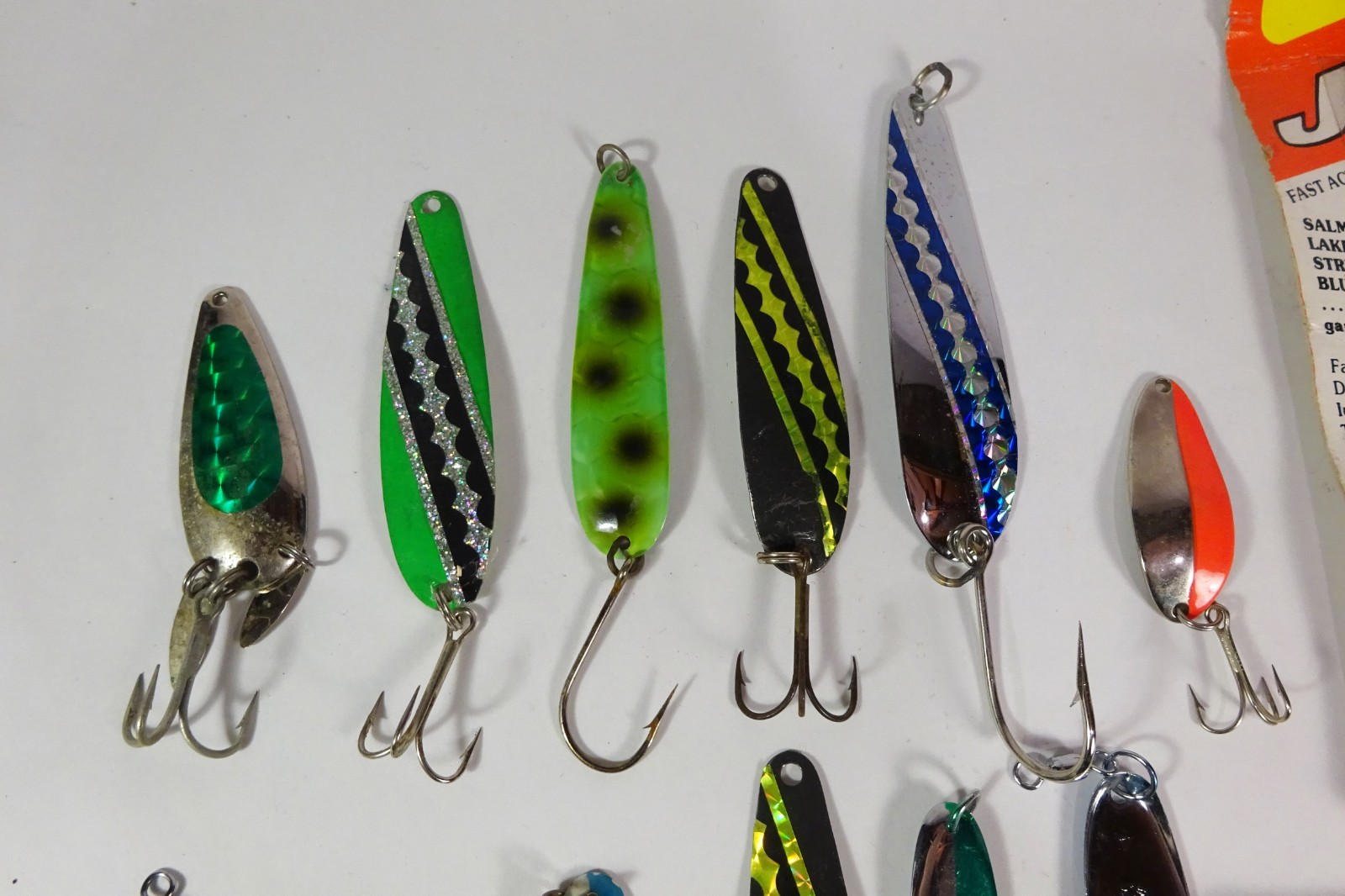25 pc Lot of Fishing SPOONS-LURES-PLUGS-Andy Reekers-Luhr Jensen-SALMON-TROUT - Image 2