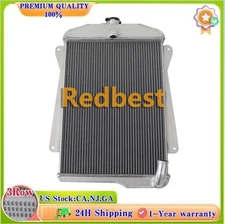 3Row Aluminum Radiator For 1940-41 Chevy Special Deluxe Master 85 3.5L l6 216CU
