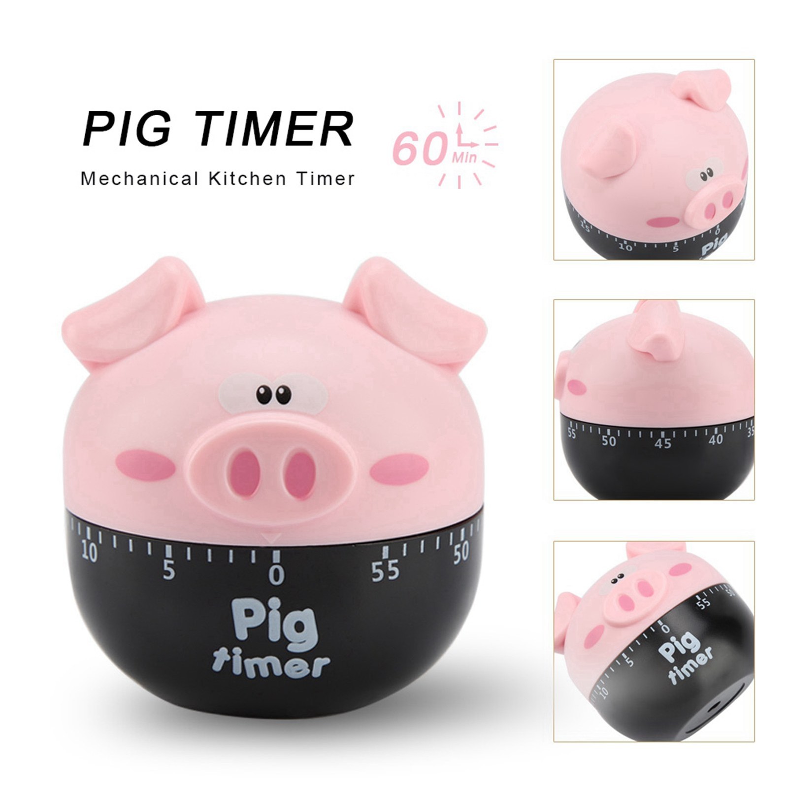 Cute Pig Cooking Timer For Kitchen Timing