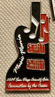 2004 San Diego County Fair Pin   Music Mania Theme  Commotion by the Ocean 
