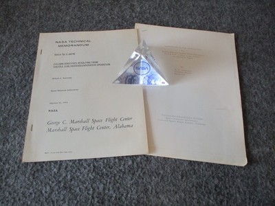 NASA MSFC APOLLO/SHUTTLE SPACE SCIENCES LABORATORY-70s-80s SPACE PLAN 82 DESKTOP