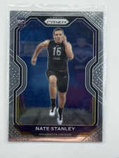 Nate Stanley NFL Minnesota Vikings Prizm Rookie Card. rookie card picture
