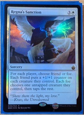 MTG | Regna's Sanction | NM | EN | BBD 030/254 | Battlebond | FOIL